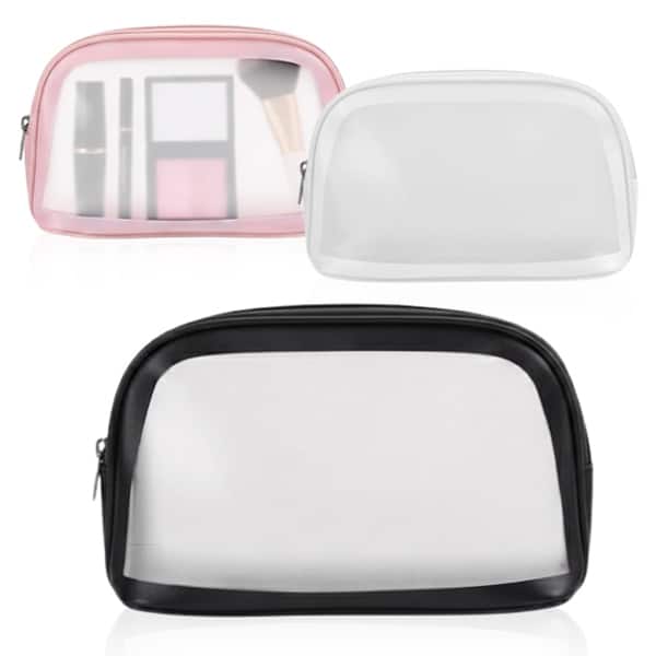 תיק כלי איפור עם חלונית שקופה