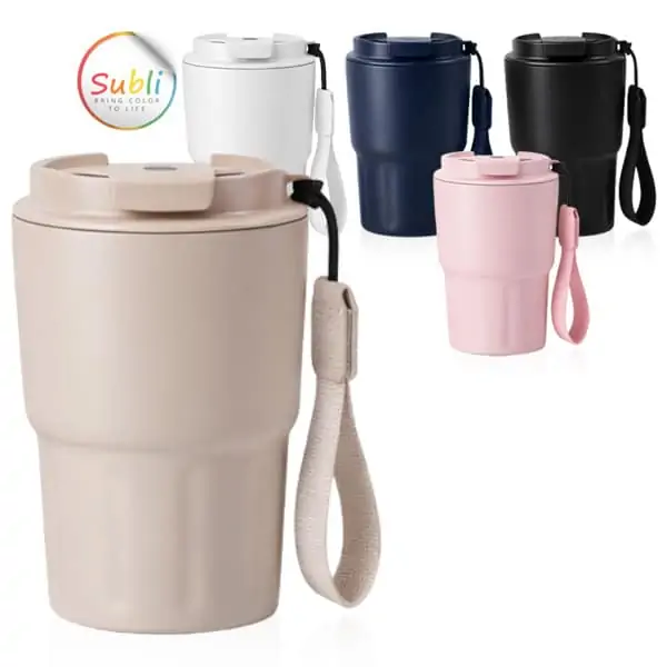 כוס טרמית מבודדת עם לוגו