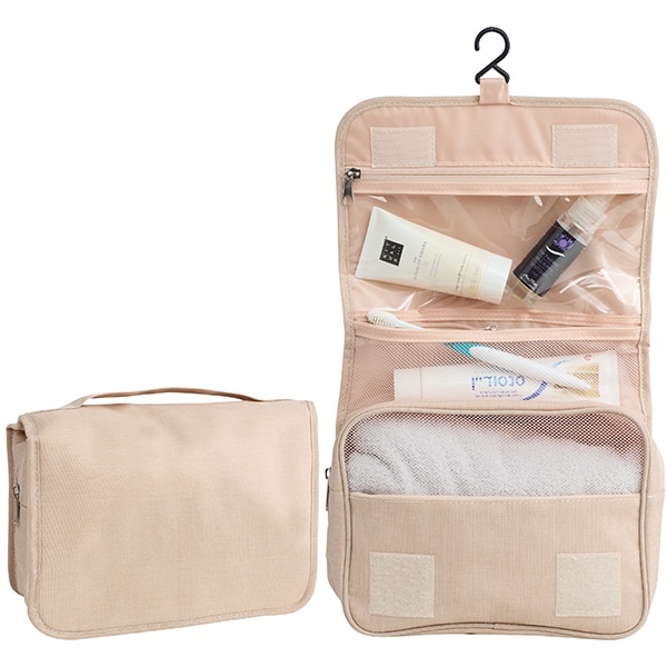 תיק כלי רחצה עשוי מחומרים ממוחזרים