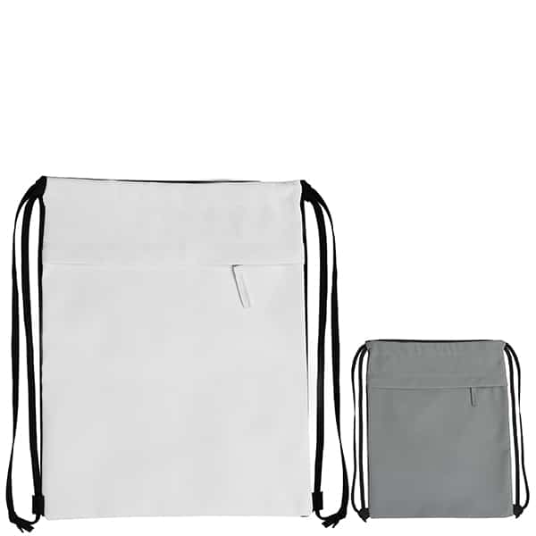 תיק גב עם שרוכים וכיס רוכסן