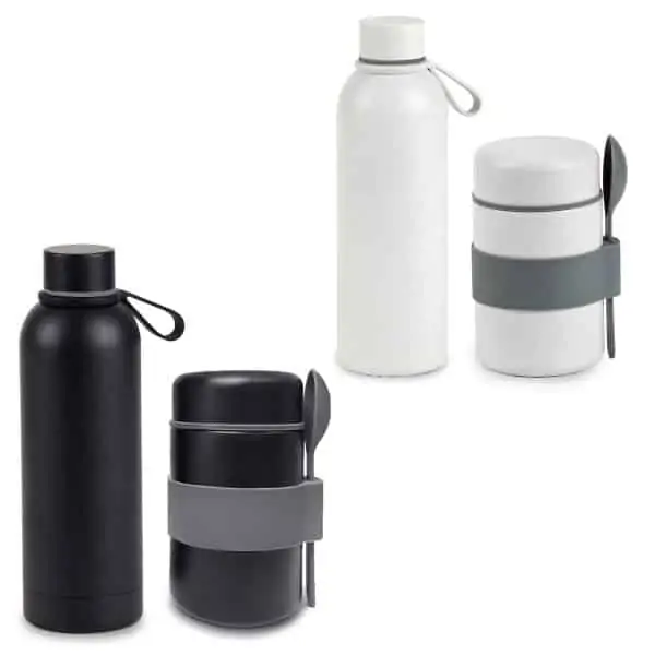 סט תרמוס מזון ובקבוק שתיה