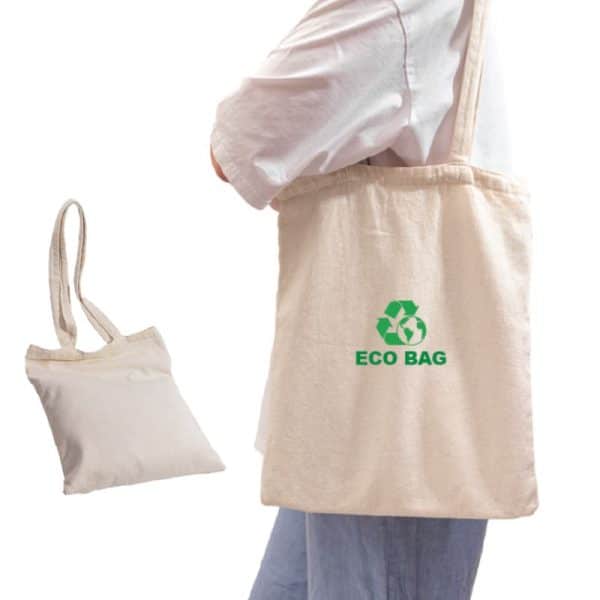 תיק כותנה 38X42 ס"מ עם ידיות כתף ארוכות