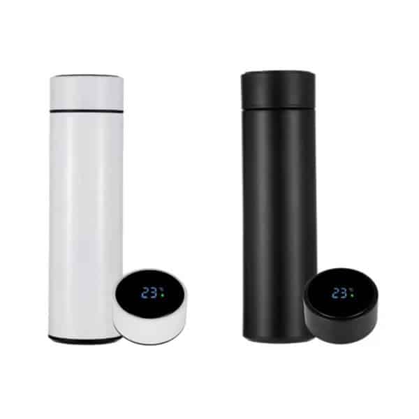 בקבוק עם מד טמפרטורה