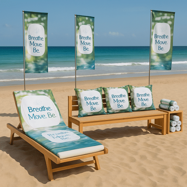 סט ממותג לחוף הים / לקיץ