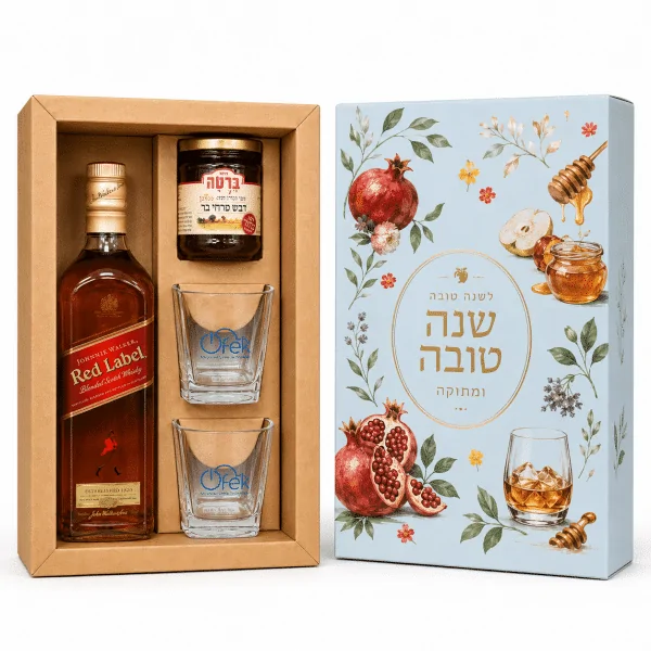 מארז וויסקי ממותג