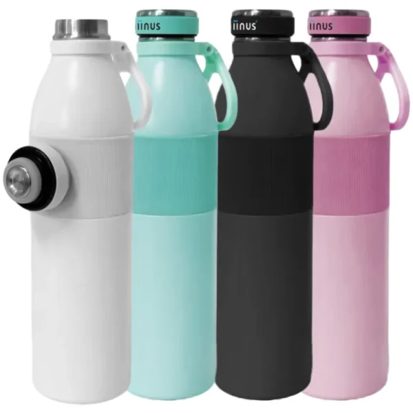 בקבוק טרמי עם פקק מגנטי